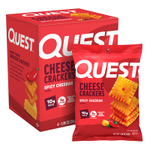 Quest Nutrition, Сырные крекеры, острый чеддер, 4 пакетика по 30 г (1,06 унции)