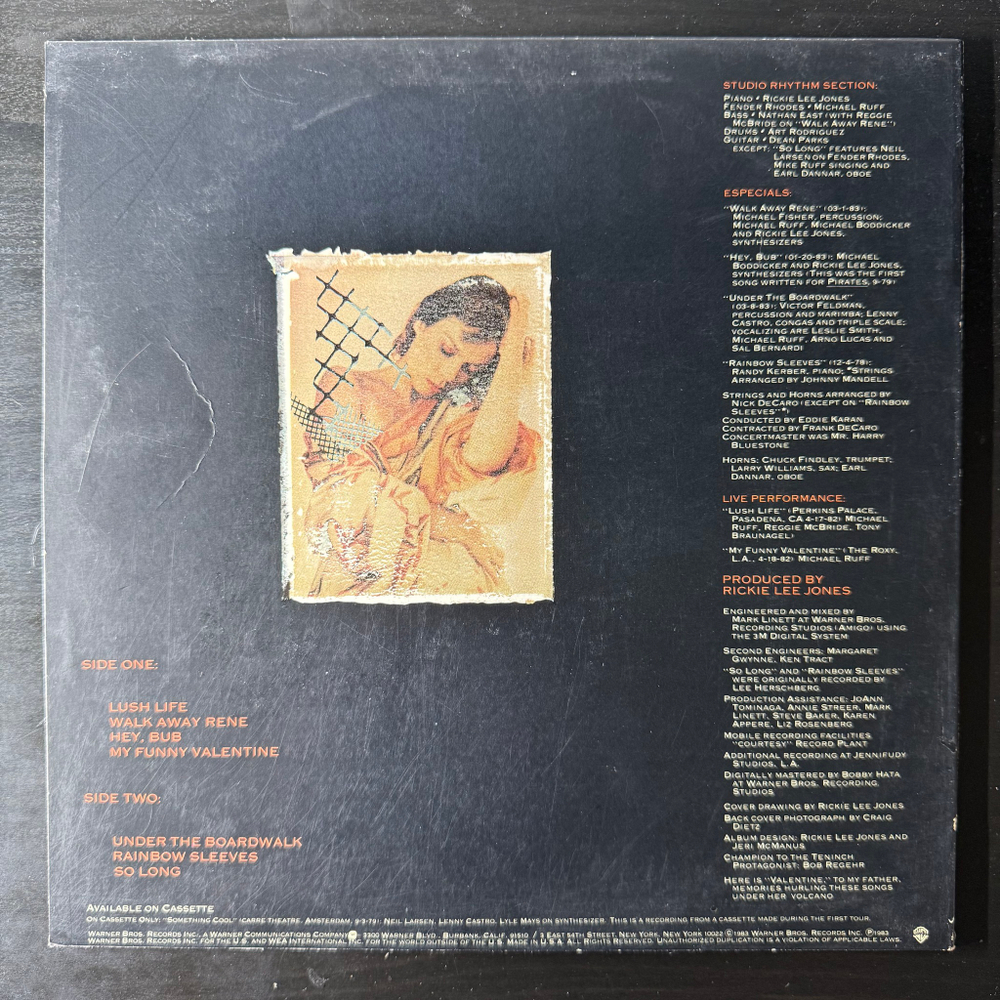 Виниловая пластинка Rickie Lee Jones ‎– Girl At Her Volcano 10"