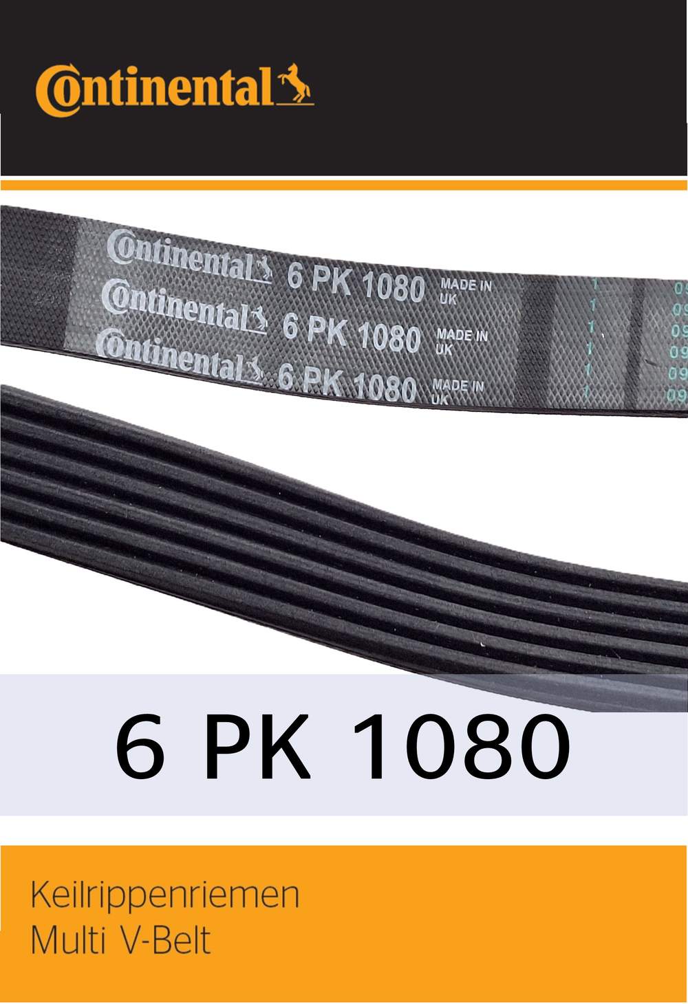 Ремень генератора Continental 6PK1080