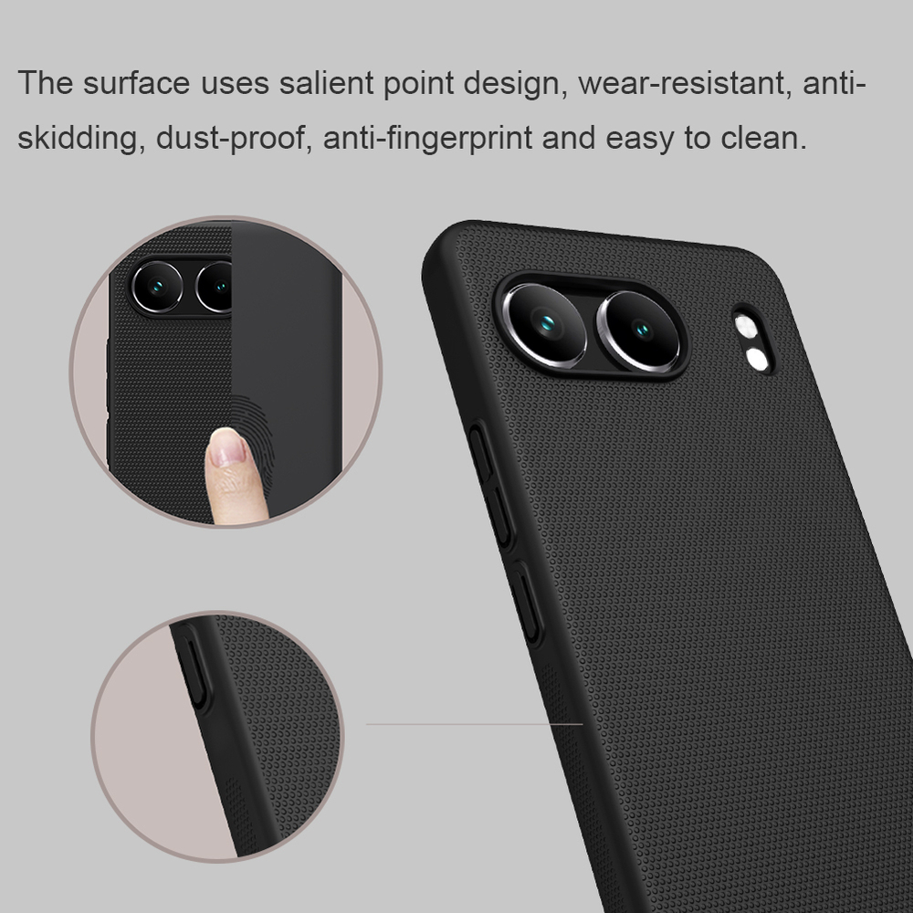 Тонкий жесткий чехол от Nillkin для смартфона OnePlus Nord 4 5G, серия Super Frosted Shield