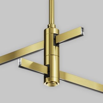 Крепление потолочное Short двойное 78мм 24V TRA156C-D1-BS латунь Flarity Maytoni