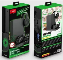 XBox Series X Многофункциональная подставка для консоли и двух джойст.+аккум.(2шт) (Pega PG-XBX013)