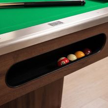 Бильярдный стол для пула Dynamic Billard "Triumph Plus" 8 футов (коричневый) в комплекте, аксессуары и сукно