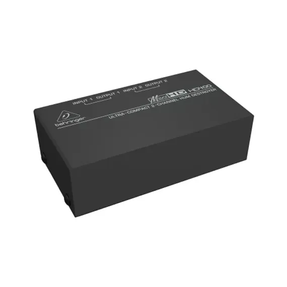 Behringer HD400 - 2-х канальный подавитель сетевого фона и шумов / пассивный DI-box