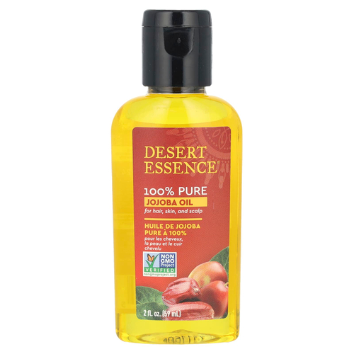 Desert Essence, 100% чистое масло жожоба, для волос, кожи и кожи головы, 59 мл (2 жидк. унц.)