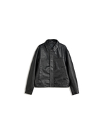 Мужская куртка boxy fit из искусственной кожи, арт. 6781/677 - BERSHKA