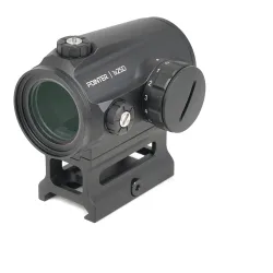 Коллиматорный прицел ARKON Pointer 1x25D / Аркон Поинтер 1 25 Д - вид со стороны окуляра и барабана яркости