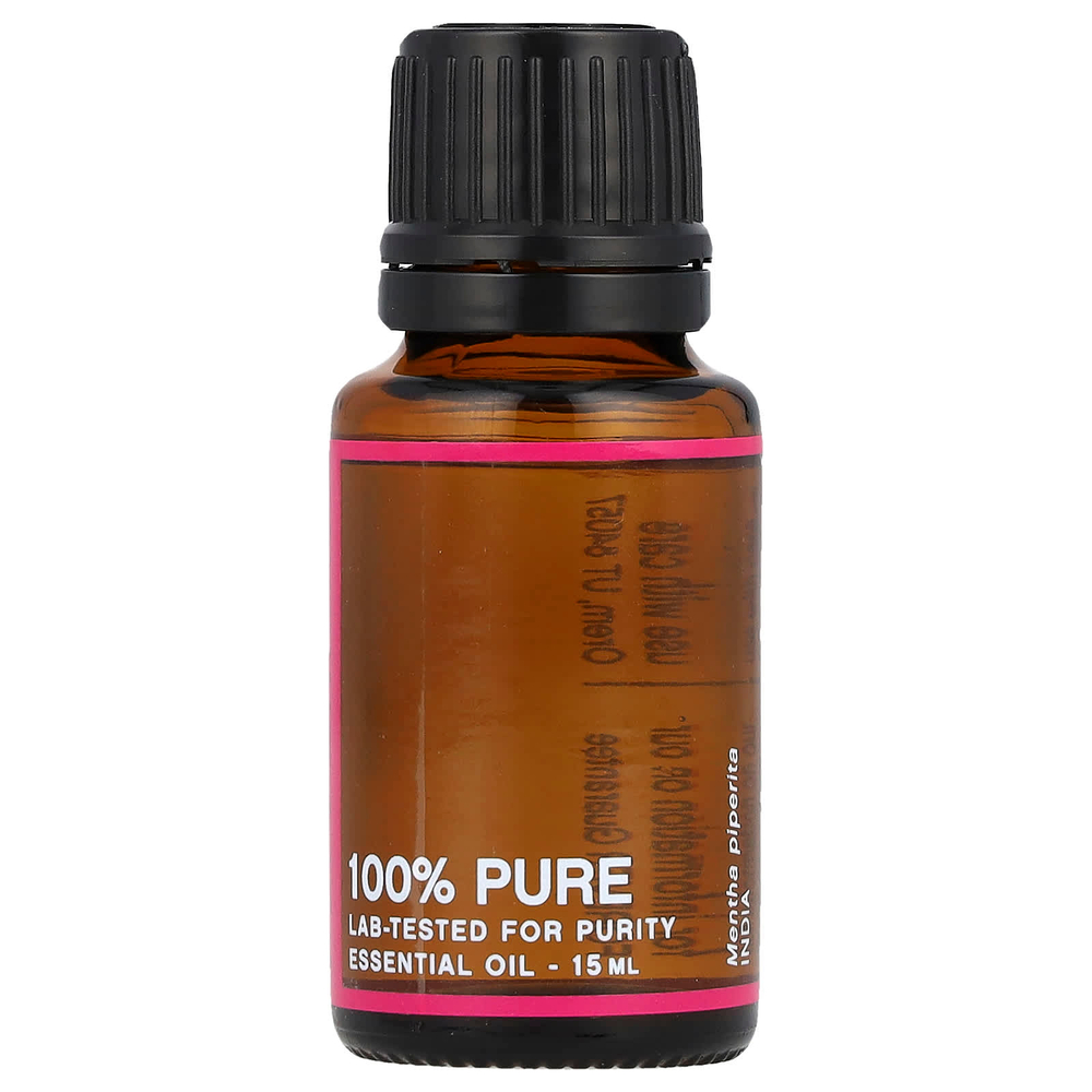 Nature's Fusions, 100% чистое эфирное масло перечной мяты 15 мл
