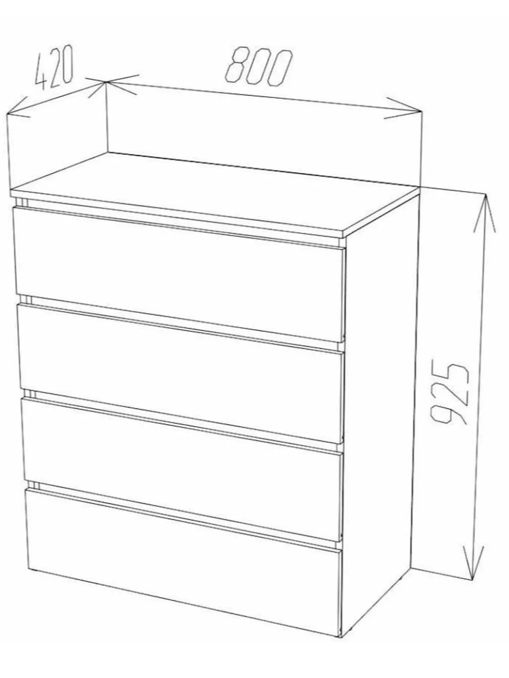 Комод-24 Крафт светлый