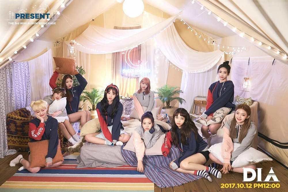 Альбом DIA - Present 3rd Mini Album Repackage GOOD NIGHT Version