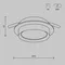 Точечный светильник Hoop DL086-GX53-RD-BW Maytoni