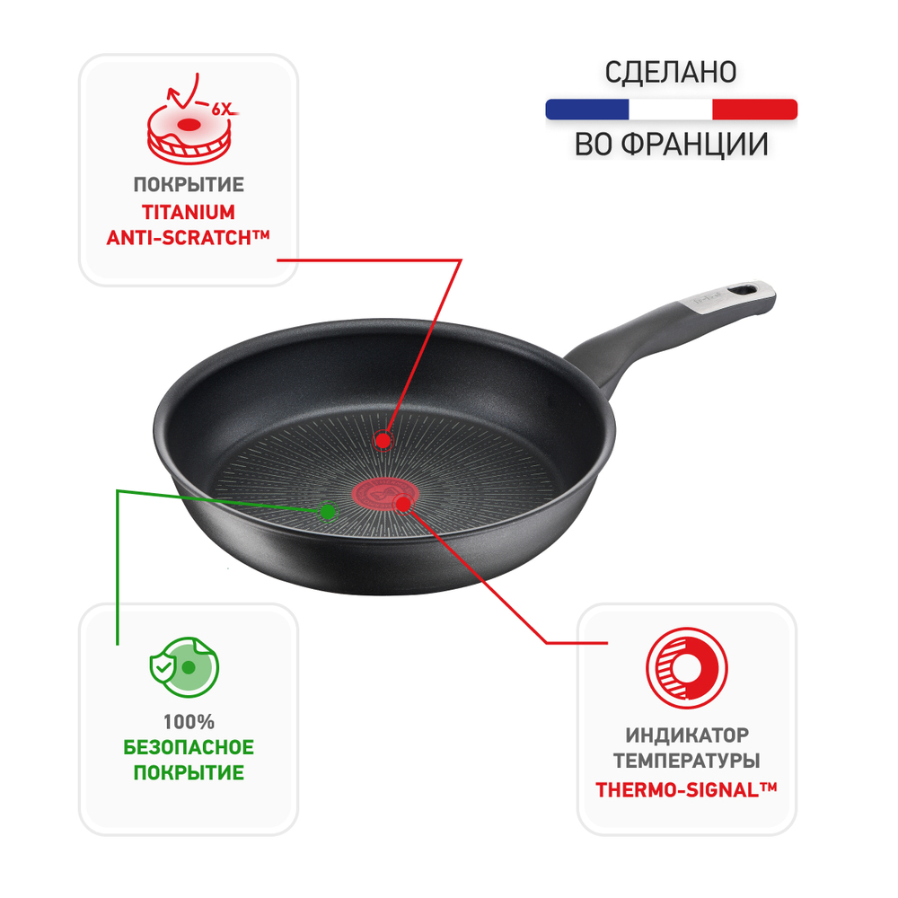 Сковорода Tefal Unlimited 20 см G2550272