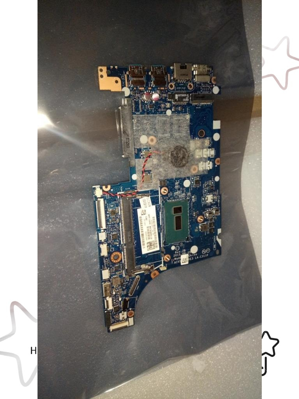 Материнская плата для ноутбука Lenovo E31-70 WIN 3805U UMA APS NEW W (5B20K84050), оригинал