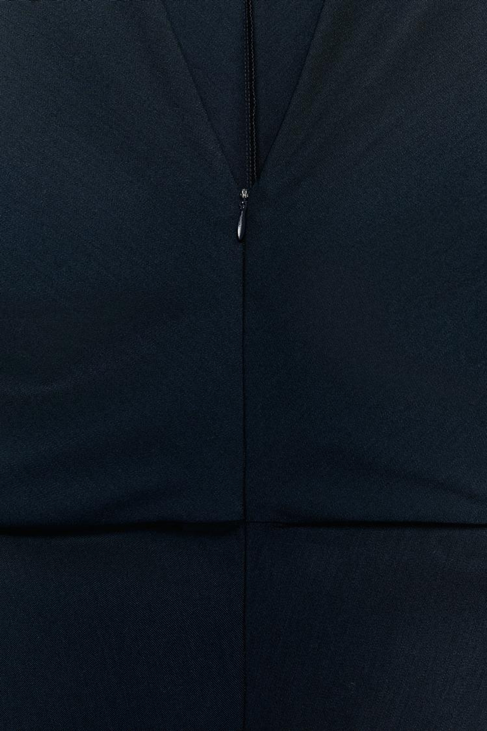 ZARA ПРИТАЛЕННОЕ ПЛАТЬЕ МИДИ, СИНИЙ