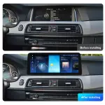 Магнитола для BMW 5 (F10) 2012-2016 NBT - Kuberg MKD монитор 12.3", Android 11, Быстрая, CarPlay, 4G SIM-слот