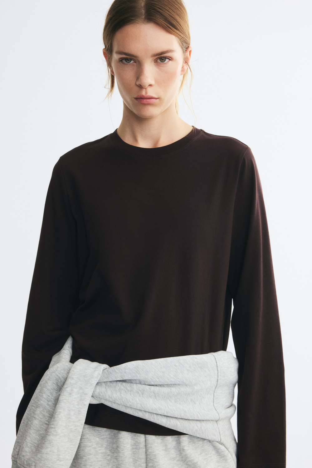Топ из хлопка Supima® — прямой крой - H&M