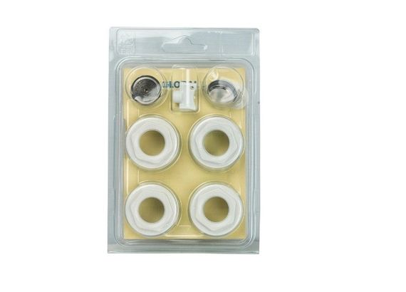 Комплект подключения радиатора Global  1/2" 7 предметов белый  05731