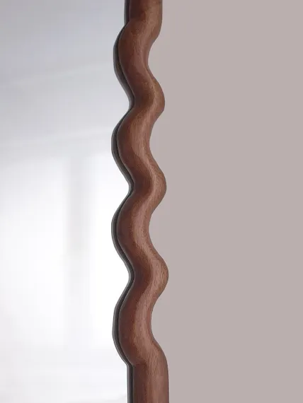 Напольное зеркало Fluid, 180х54 см, коричневое