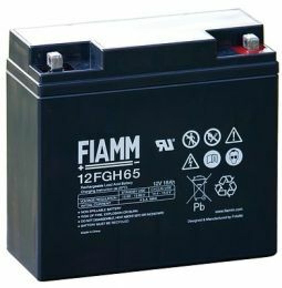 Аккумулятор FIAMM 12FGH65 - AGM ( 12В / 18Ач ) Аккумулятор FIAMM 12FGH65 - AGM ( 12В / 18Ач )