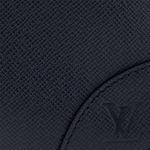 LOUIS VUITTON Cow Leather Laptop Bag, Shoulder Bag, Crossbody Bag, Handbag, Briefcase Small Men"s Dark Blue