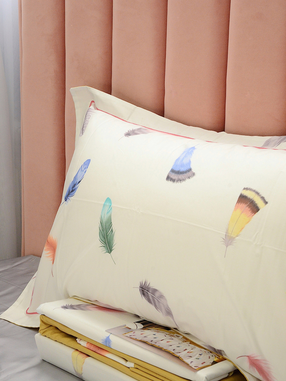Постельное белье Feathers Yellow