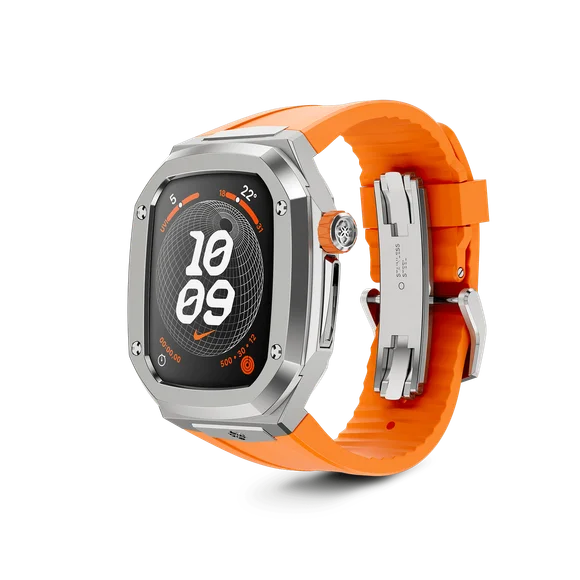 Корпус для Apple Watch SPIII45 - Титановый/Оранжевый
