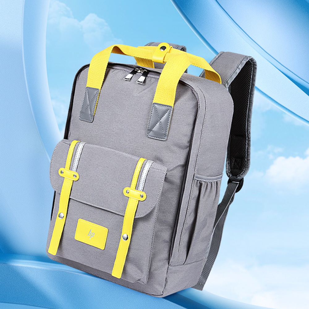 HP HUIPU Oxford 16.1 Inch Laptop Backpack Unisex Gray/Black