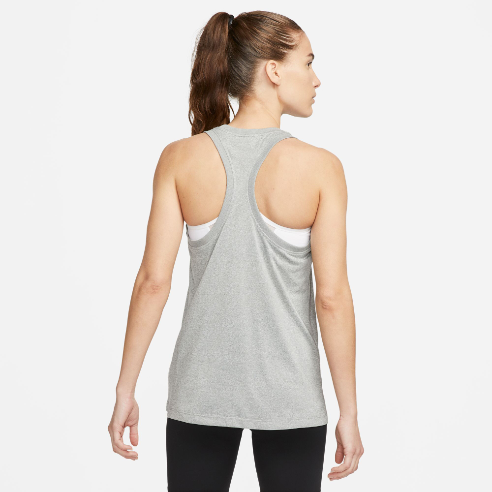 Женская теннисная майка Nike Dri-Fit Regular Racerback Tank Top Women - Lightgrey