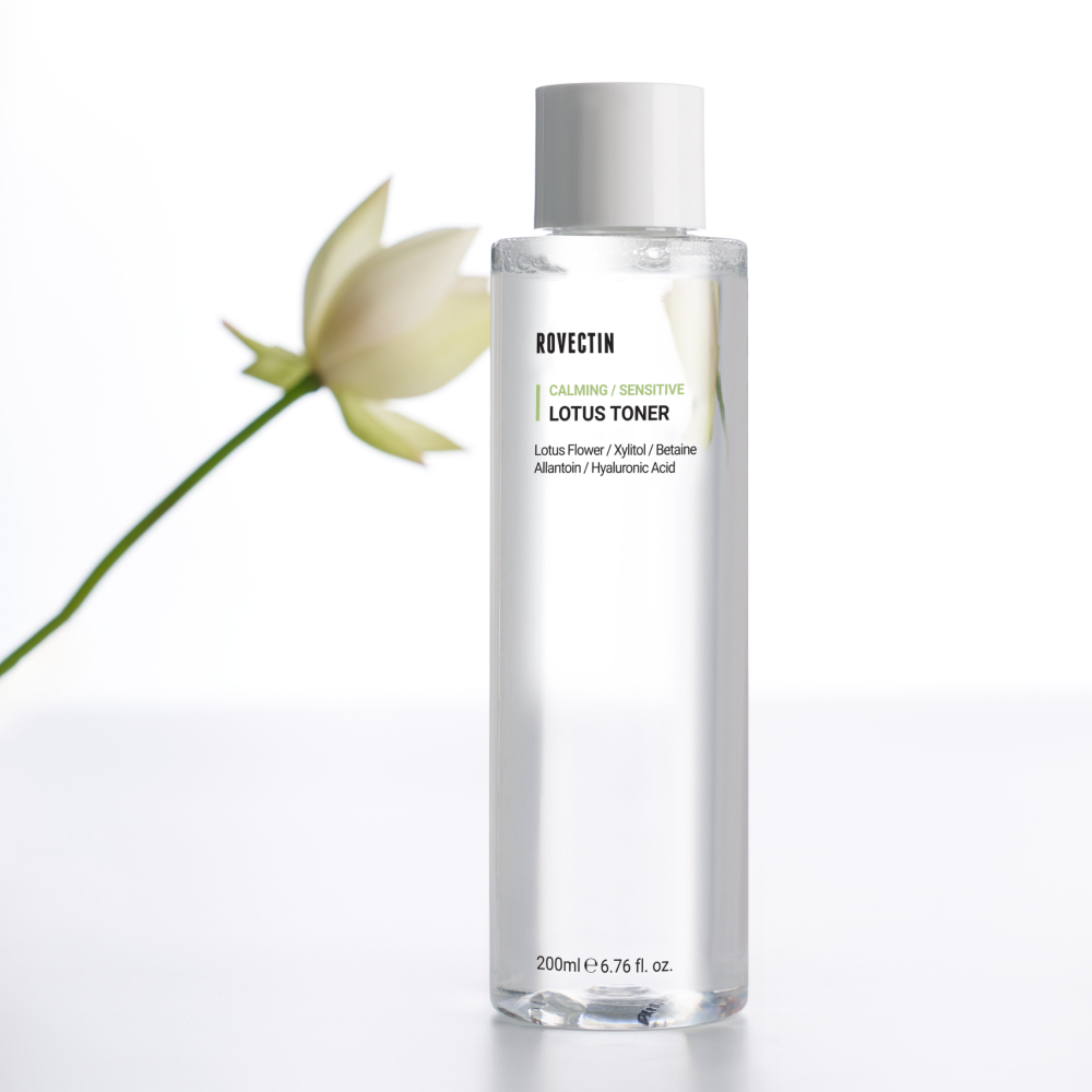 Rovectin Успокаивающий тонер для лица с экстрактом лотоса- Rovectin Calming Lotus Toner, 200 мл