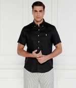 Льняная рубашка POLO RALPH LAUREN - черный(710795452)
