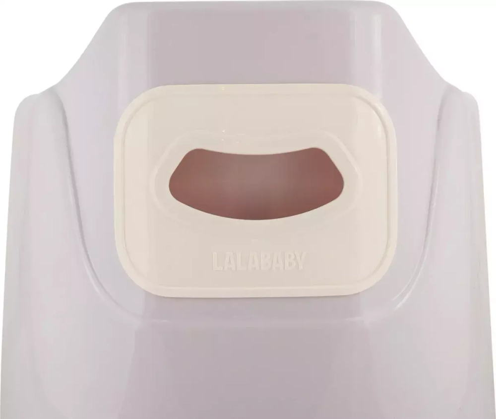 Горшок со спинкой Lalababy Protect Me серо-сиреневый LA1041СРН