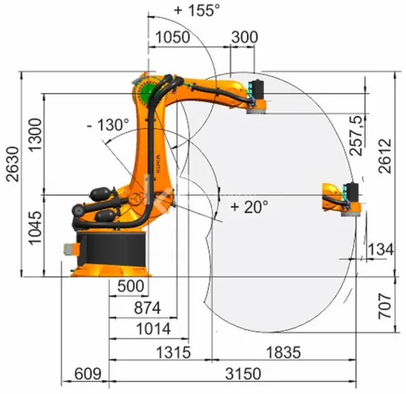 Промышленный робот KUKA KR 470-2 PA