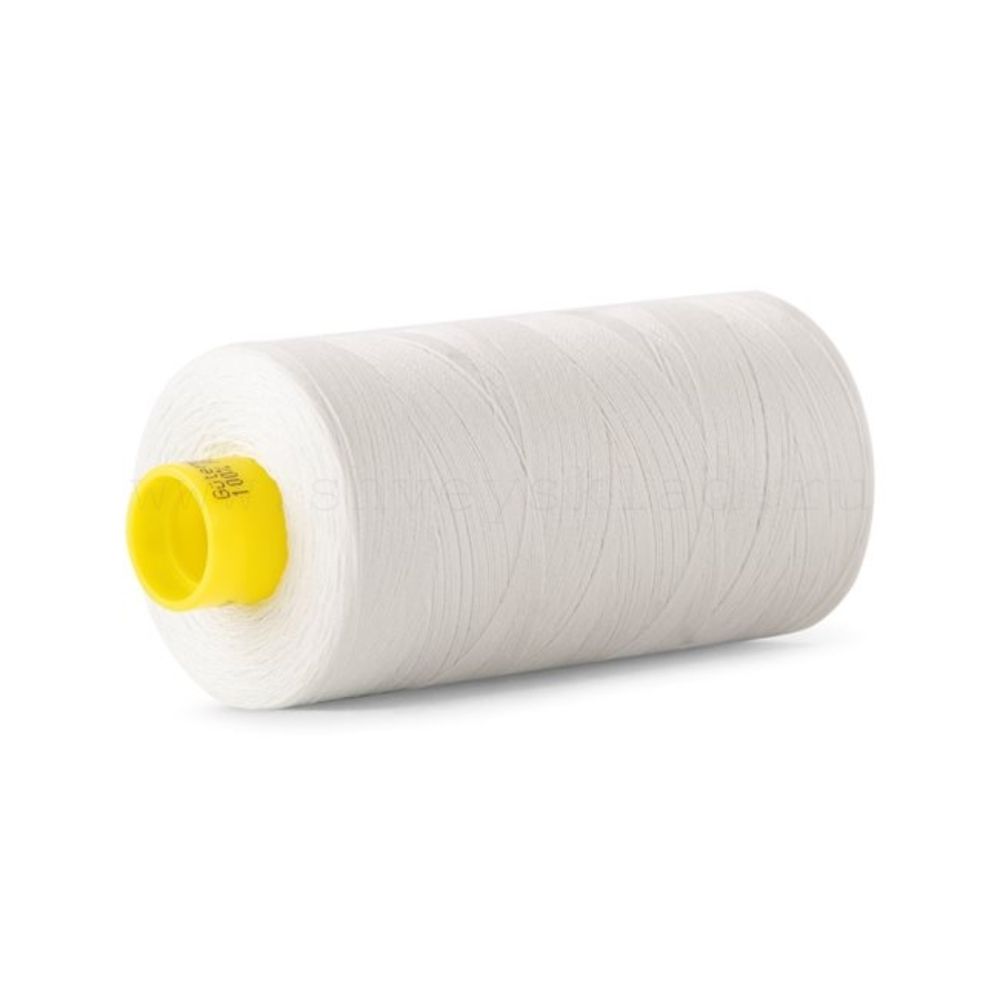 Нитка Gutermann Mara 120 (1000 метров), 1 кат., универсальная | 1889 серо-белый