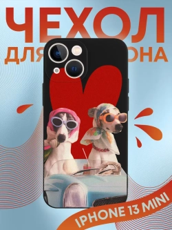 Чехол на iPhone 13 mini с 3D принтом