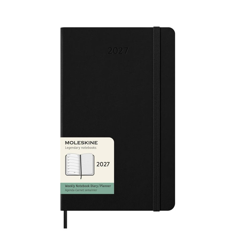 Еженедельник Moleskine Classic WKNT Large на 2027 год (DHB12WN3)