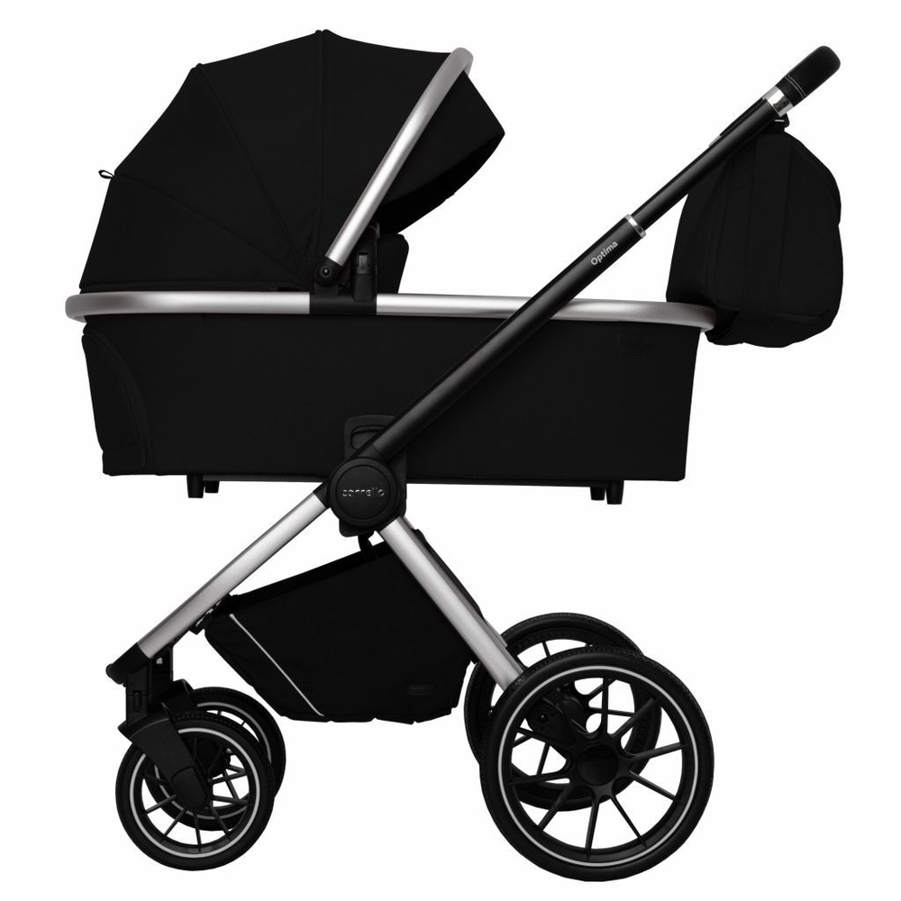 Коляска 2 В 1 Carrello Optima CRL-6503 Leather Black