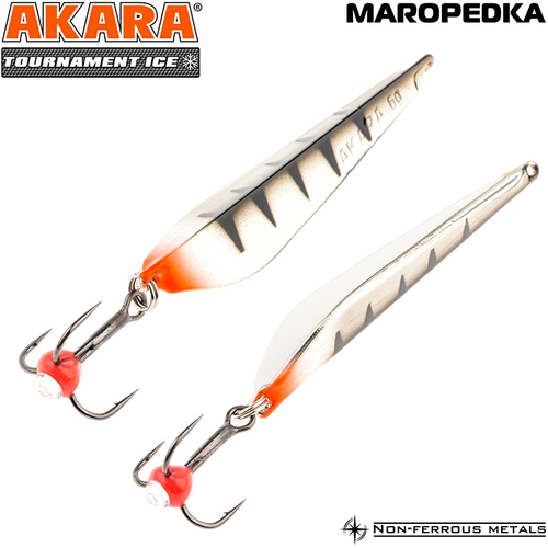 Блесна зимняя Akara Tournament Ice Maropedka 60 8 гр. 31/Sil