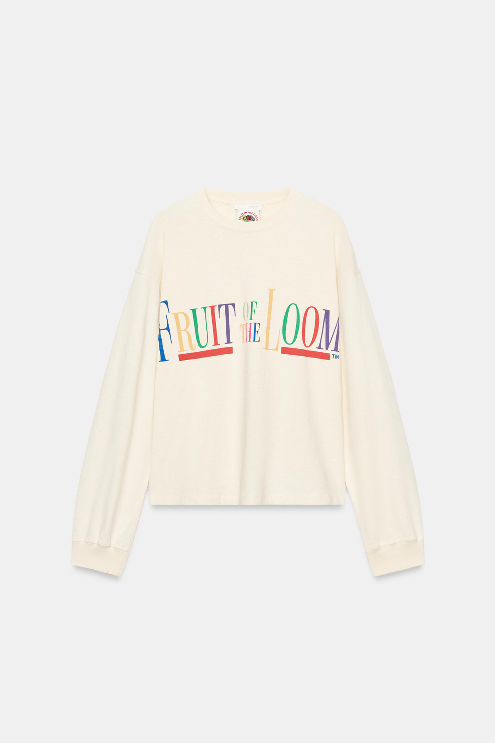 ФУТБОЛКА С ДЛИННЫМИ РУКАВАМИ FRUIT OF THE LOOM™ — ZARA