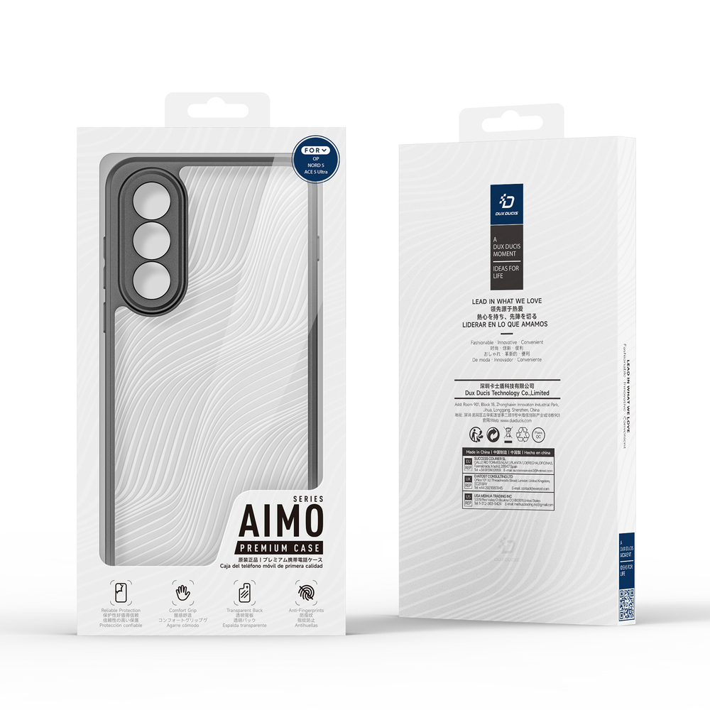 Тонкий чехол с мягкими рамками от Dux Ducis для смартфона OnePlus Nord 5 и Ace 5 Ultra, серия Aimo Series Case