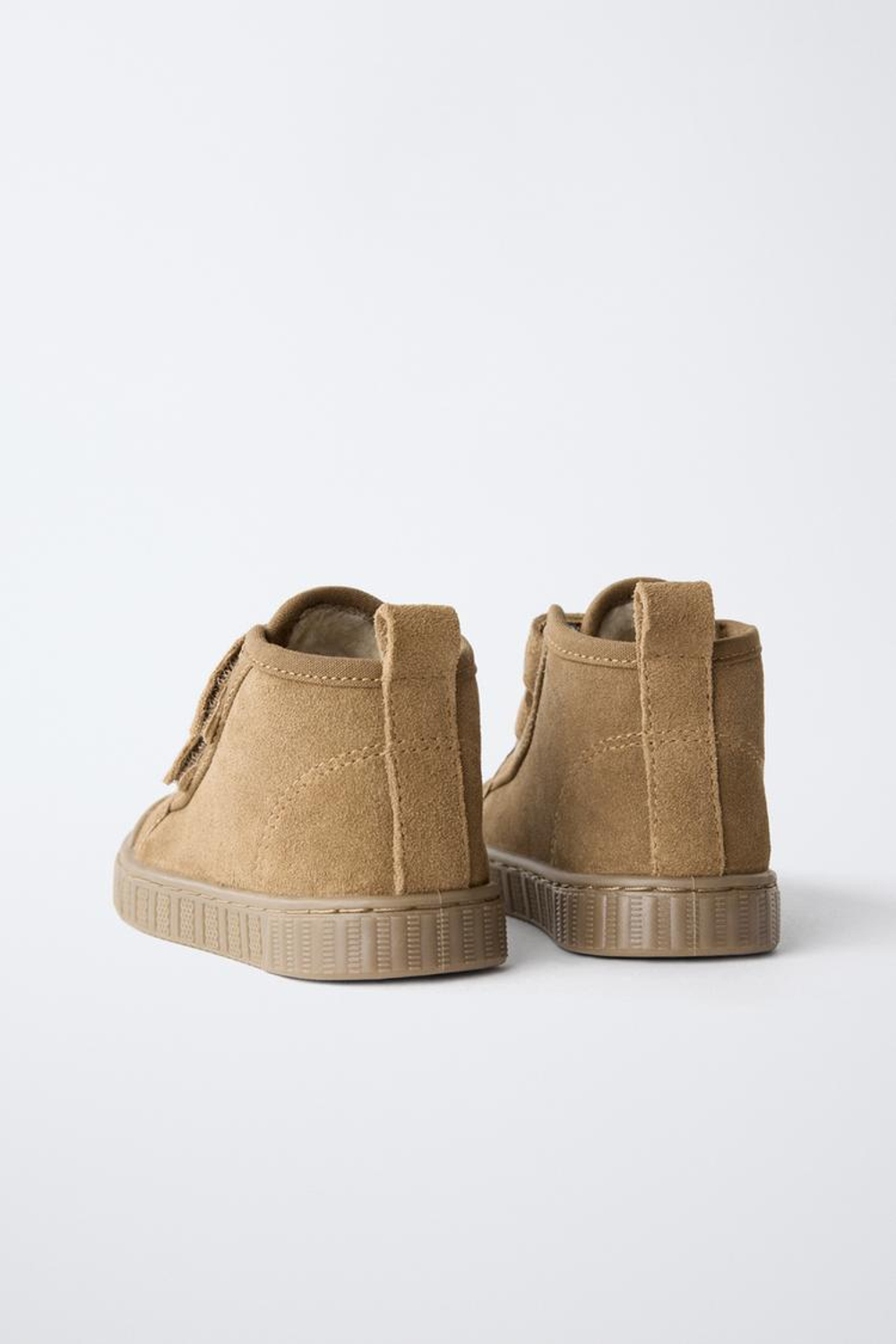 ZARA КОЖАНЫЕ БОТИНКИ BAREFOOT, КОРИЧНЕВЫЙ
