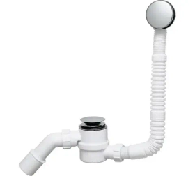 Слив-перелив McALPIN с раздв. перел. L330-700х34мм,70мм слив. CLICK-CLACK d 40/50 хром MRB11