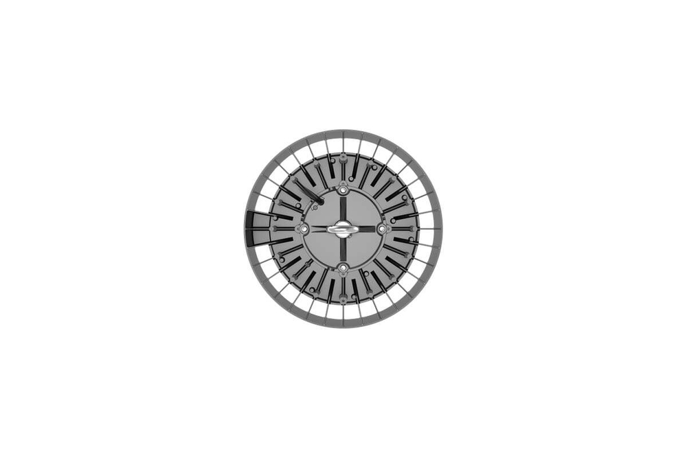 Светильник LED ДСП для высоких пролетов IB 10 S 150W W 850 BK D298xH112мм 150Вт 5000К  IP65 High Bay Русский Свет 16091023049