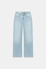 ДЖИНСЫ TRF WIDE-LEG С НИЗКОЙ ПОСАДКОЙ — ZARA