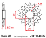 Звезда JTF1446.14SC