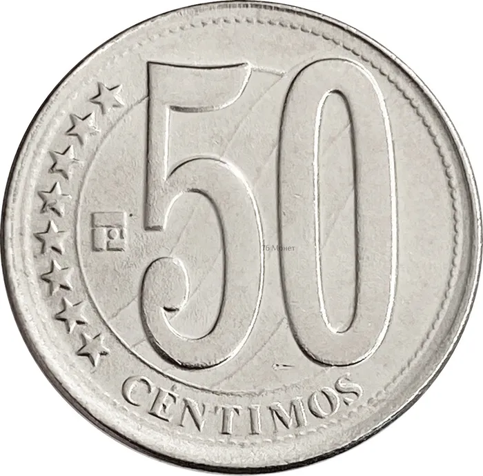 50 сентимо 2012 Венесуэла 50 сентимо 2012 Венесуэла