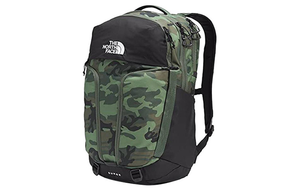 THE NORTH FACE Surge 31L Backpack Double Shoulder Outdoor Bag Nylon Camouflage Unisex