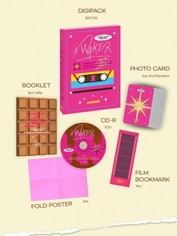 Альбом WAKER - SWEET TAPE 2nd Mini Album 3 Version SET