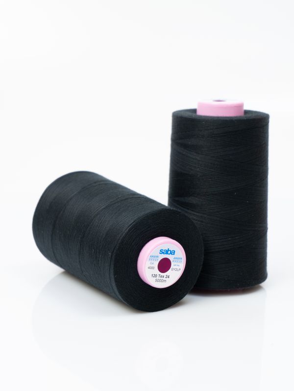Нитка универсальная Mettler Saba 120 Tex 24 (5000 м), 5 кат. | цв. 4000