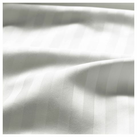 Комплект постельного белья IKEA NATTJASMIN (НАТТЭСМИН ), Двуспальный, Белый, 240х220, 50х80 см