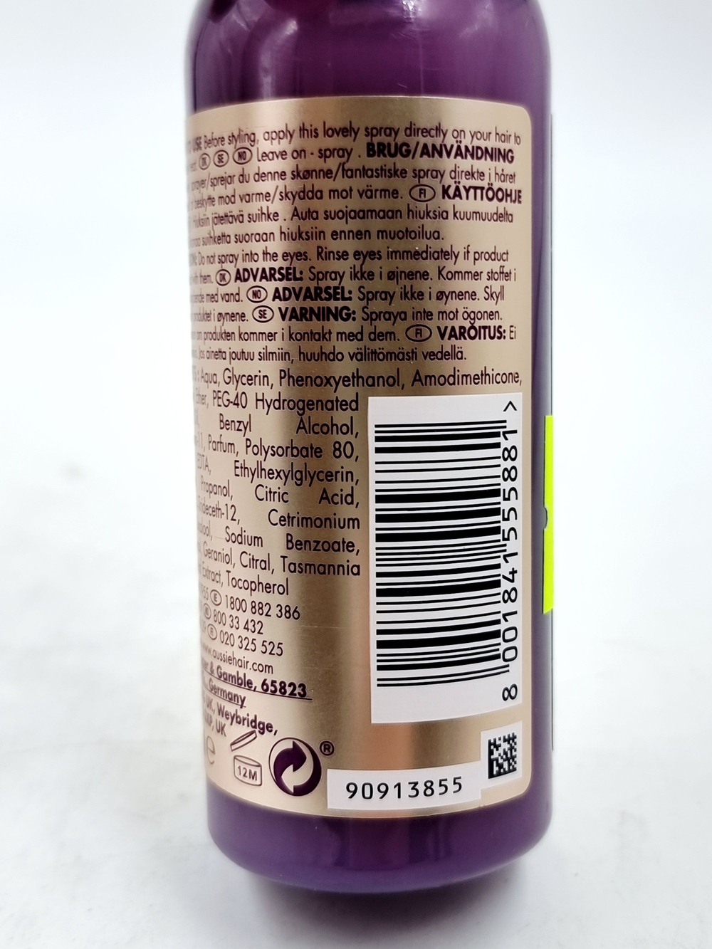 Кондиционер спрей aussie sos heat savior для волос 100 мл (из Финляндии)